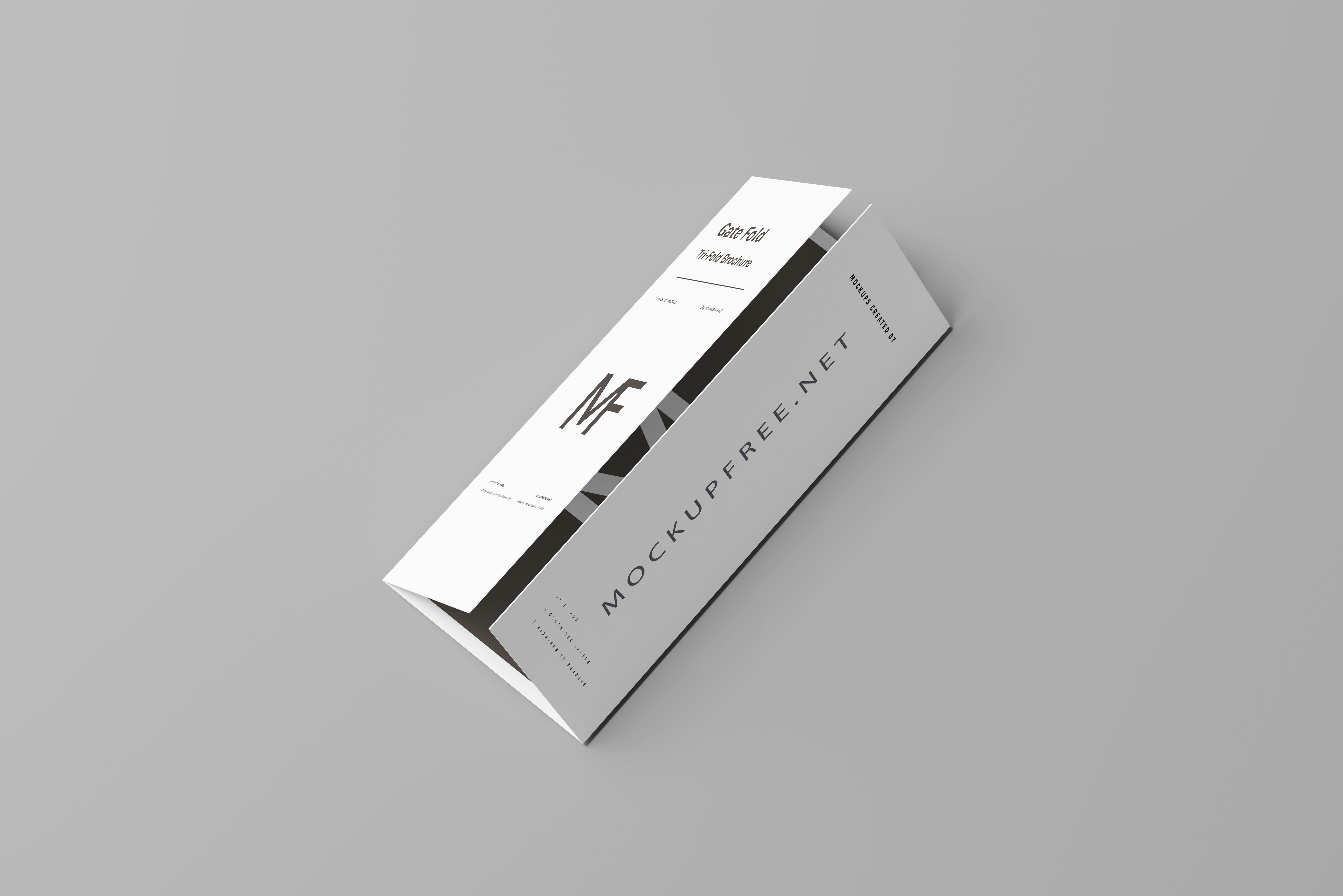 Tri-folding paper